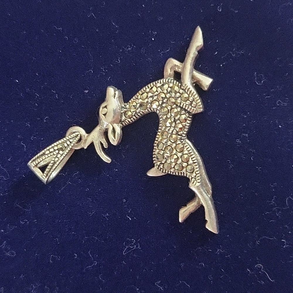 Silver 925 markazette necklace